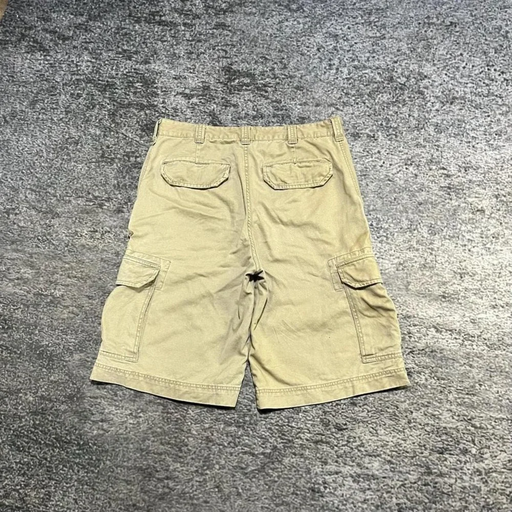 Vintage Y2K Mossimo Cargo Shorts Mens 36‎ Beige Baggy Utility Skater